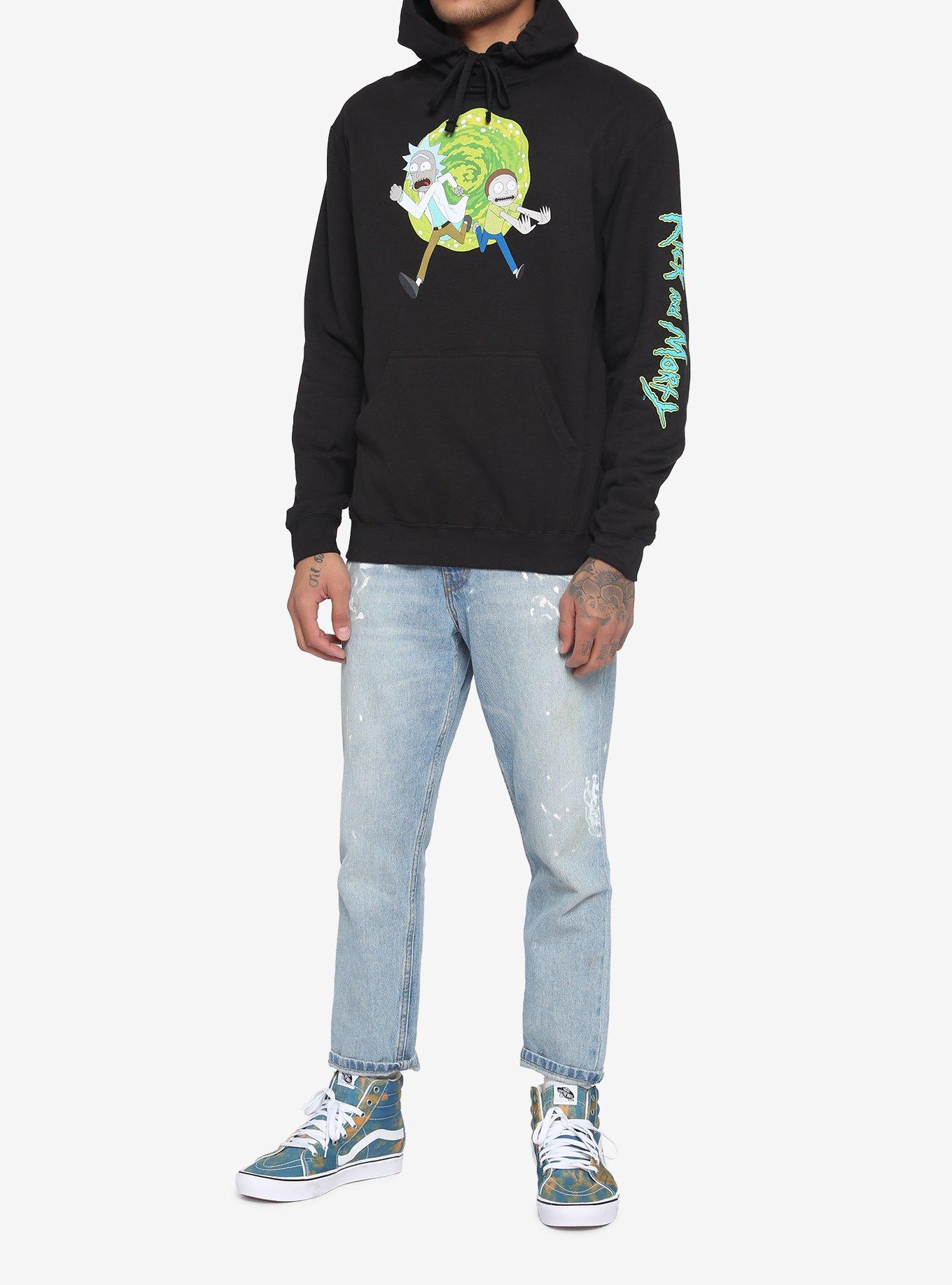 Rick and morty discount hoodie hot topic