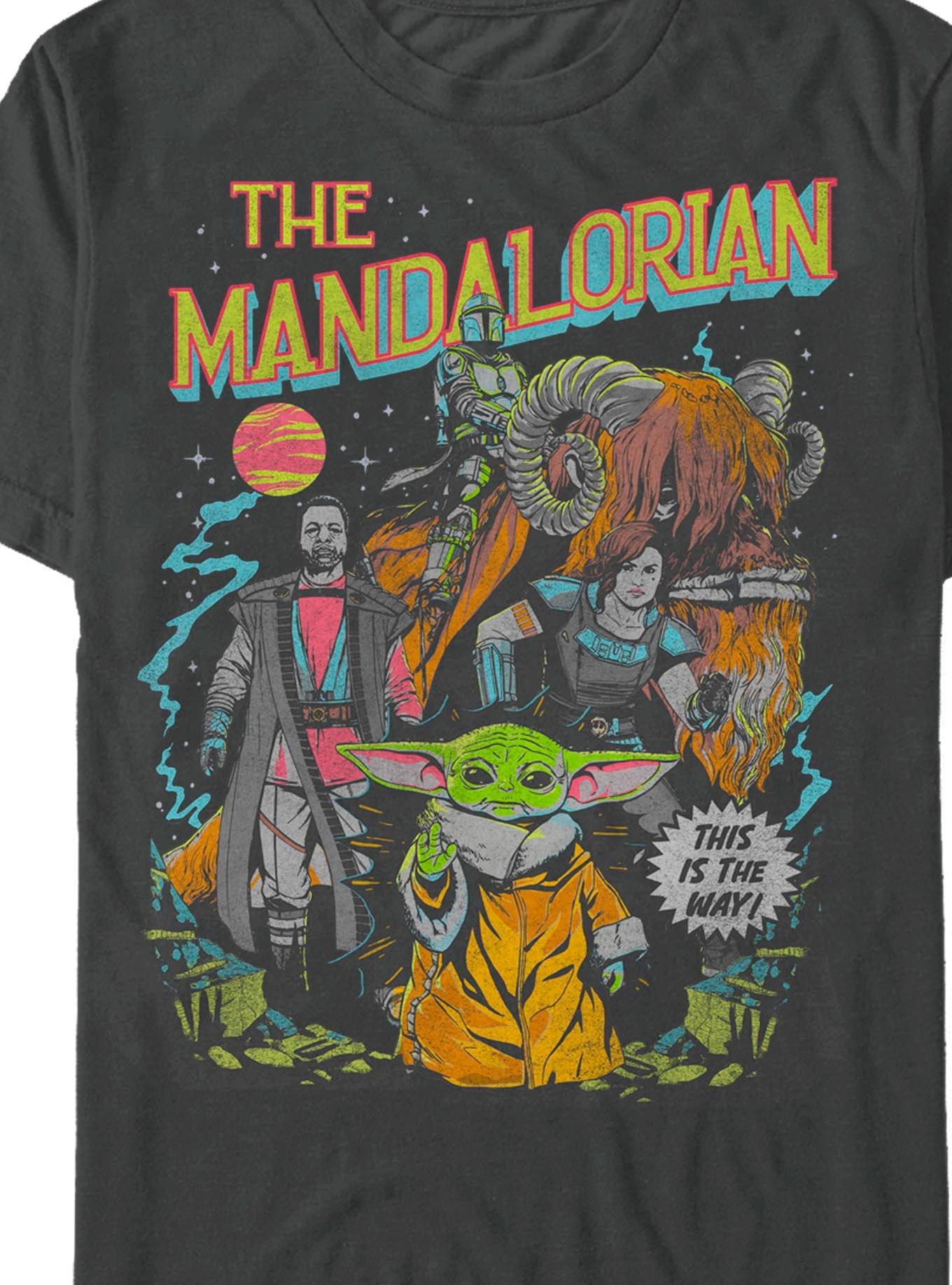 Star Wars The Mandalorian Mando And Child Poster T-Shirt