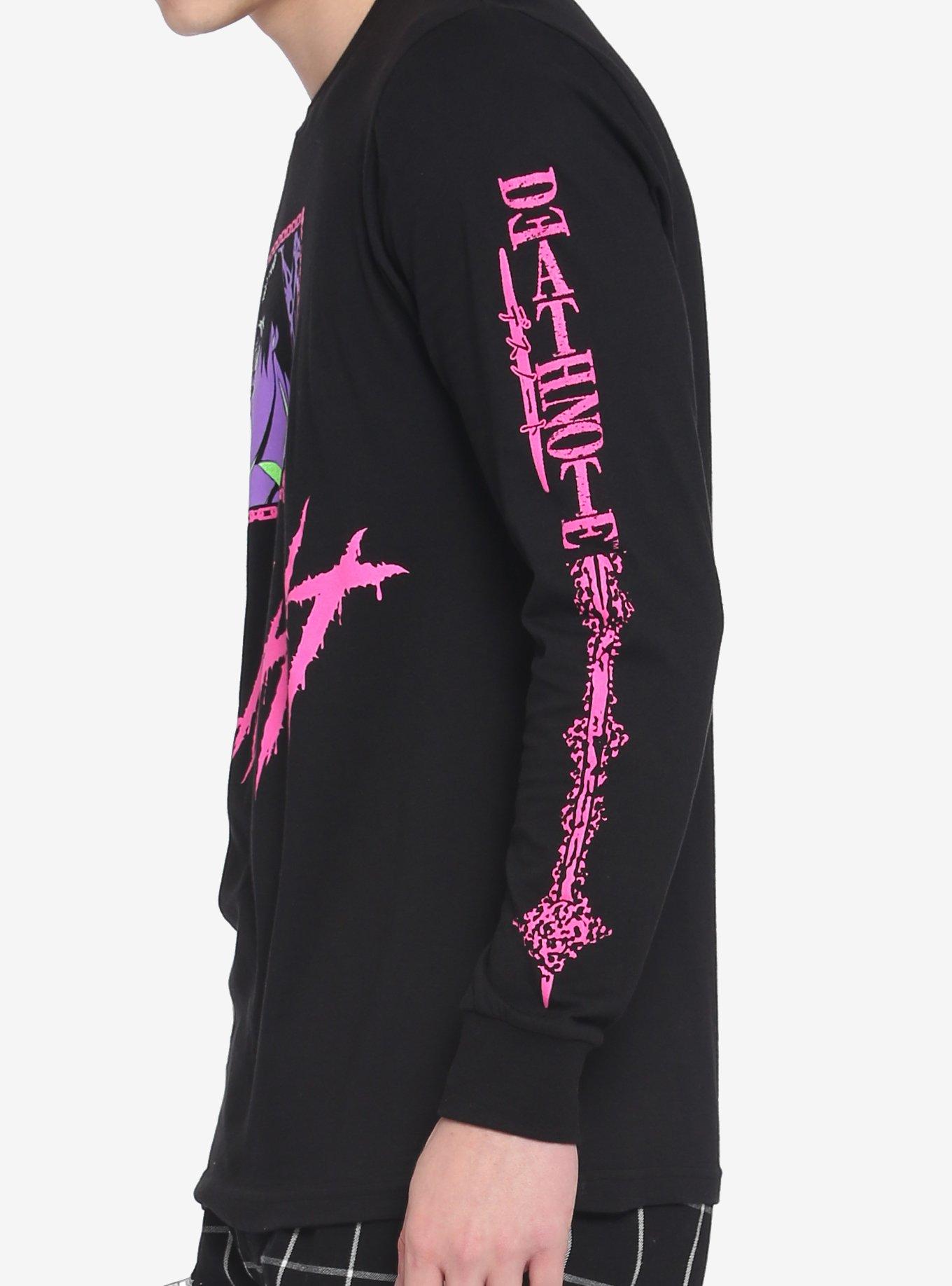 Death Note Kira God Of The New World Long-Sleeve T-Shirt, BLACK, alternate