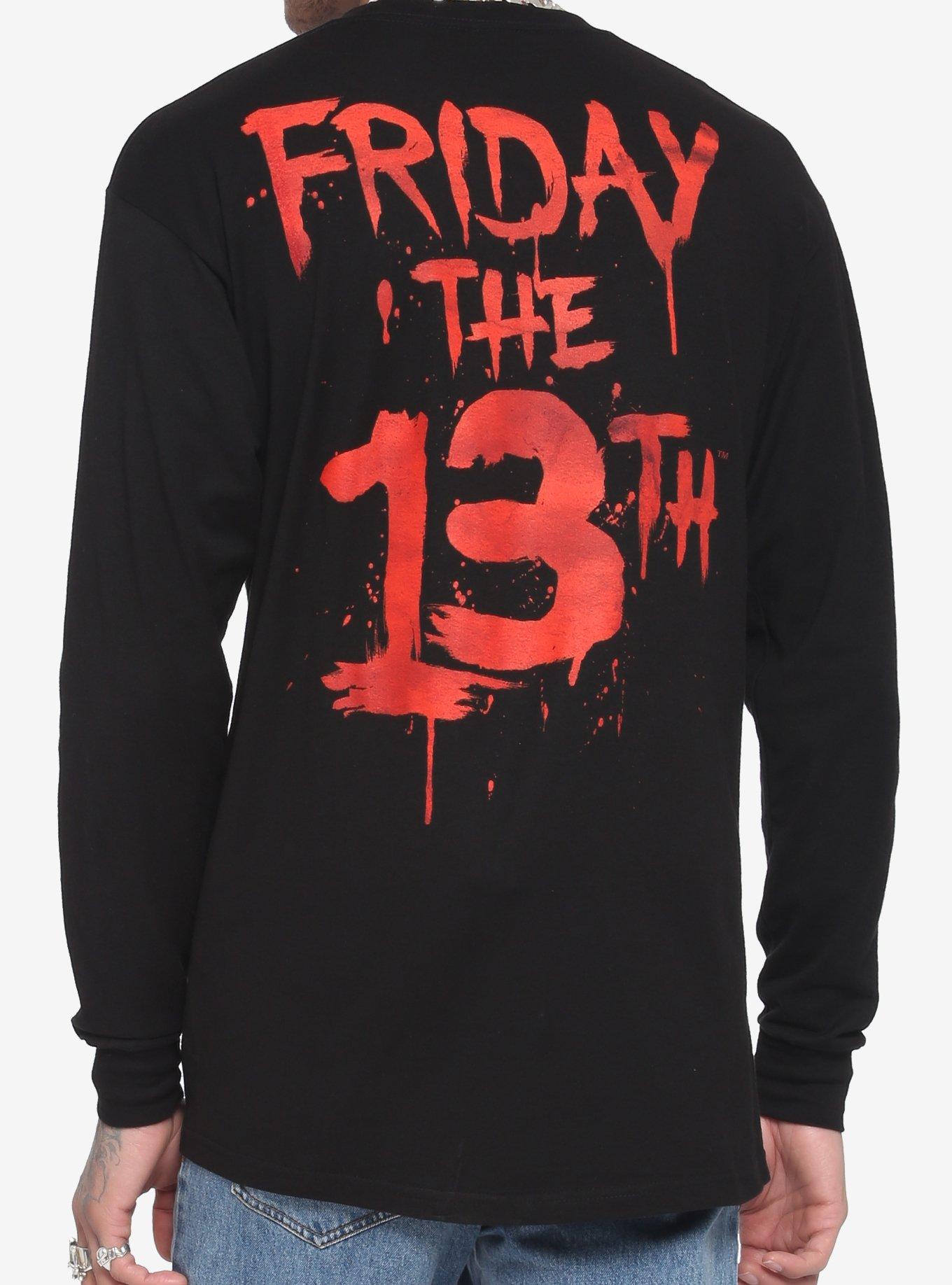 Friday The 13th Welcome To Crystal Lake Long-Sleeve T-Shirt, BLACK, alternate