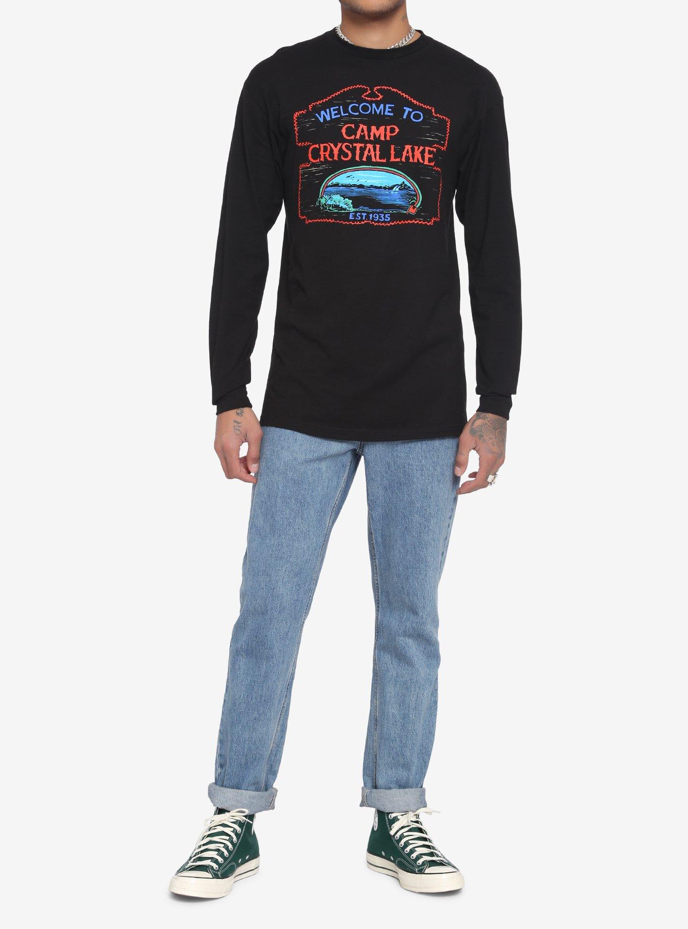 Friday The 13th Welcome To Crystal Lake Long-Sleeve T-Shirt, BLACK, alternate