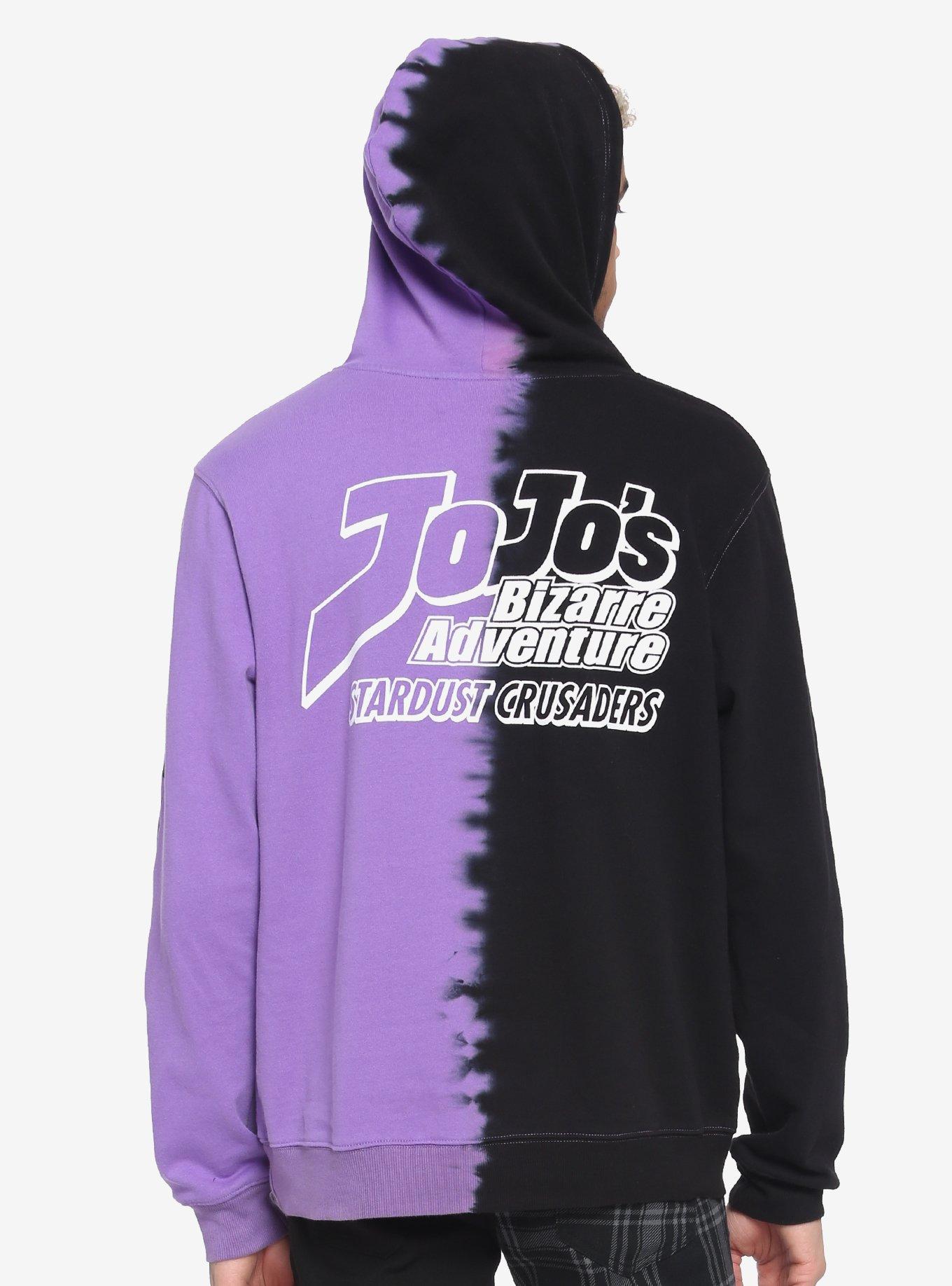 JoJo s Bizarre Adventure Stardust Crusaders Split Dye Hoodie