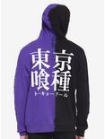 Tokyo Ghoul Purple Split Dye Hoodie, PURPLE, alternate
