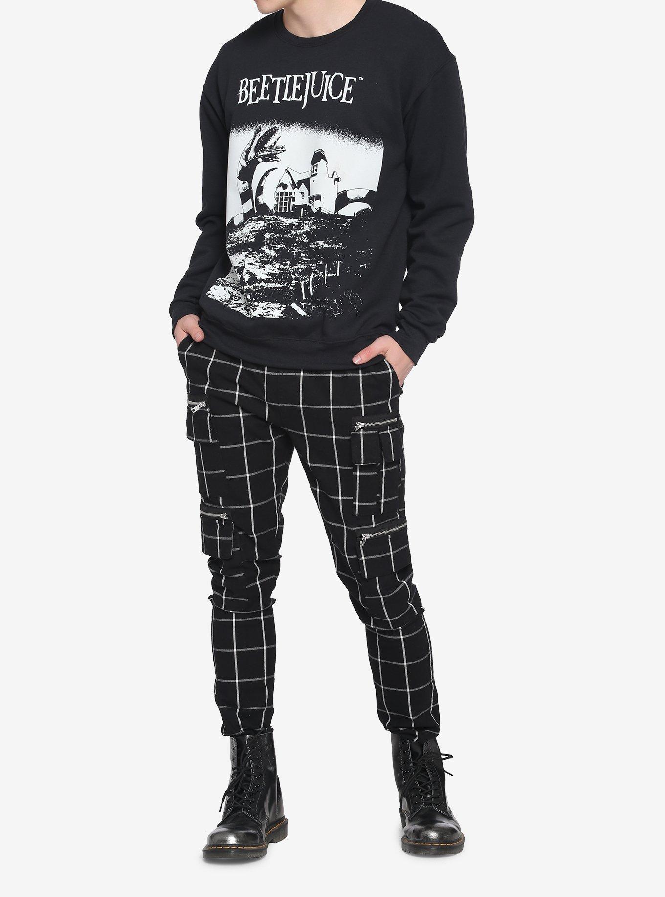 Beetlejuice Sandworm Sweatshirt, BLACK, alternate