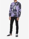 Scream Ghost Face Purple Tie-Dye Sweatshirt, PURPLE, alternate