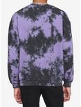 Scream Ghost Face Purple Tie-Dye Sweatshirt, PURPLE, alternate
