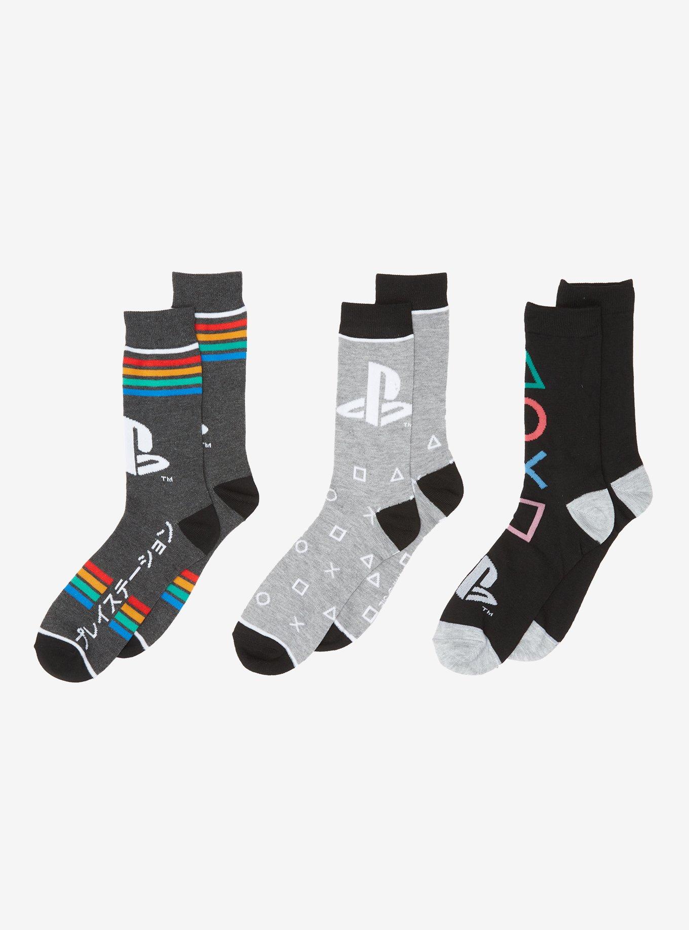 Playstation Men's Crew Sock 3 Pair, , alternate