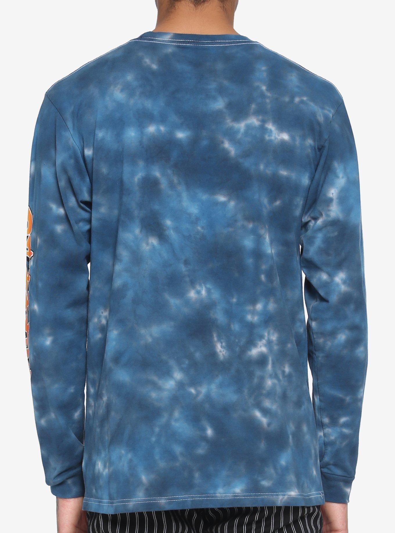 Naruto Shippuden Forms Blue Wash Long-Sleeve T-Shirt, BLUE, alternate