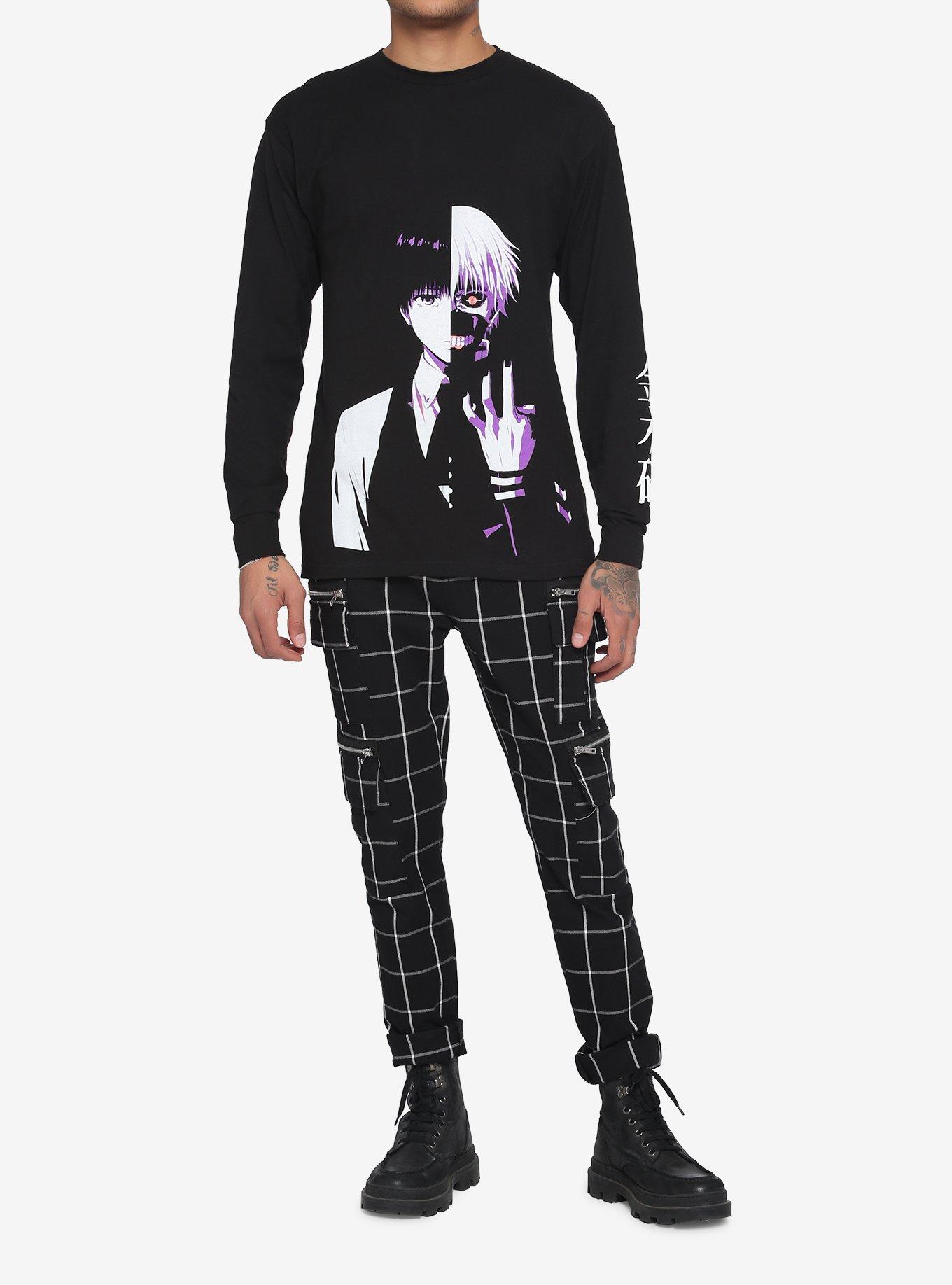 Tokyo Ghoul 1000-7 Long-Sleeve T-Shirt, BLACK, alternate