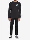 The Nightmare Before Christmas Jack Skellington Grid Long-Sleeve T-Shirt, BLACK, alternate