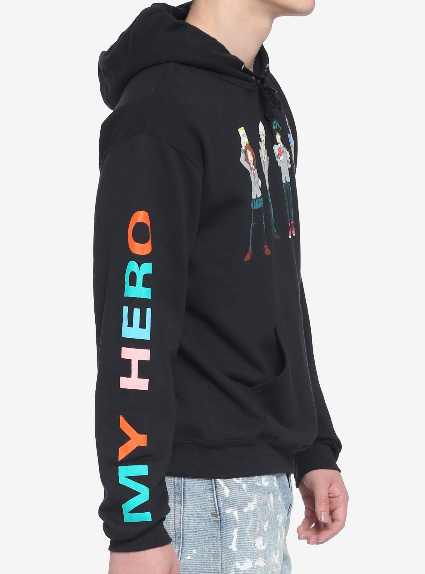 My Hero Academia Characters School Studies Hoodie, MULTI, alternate