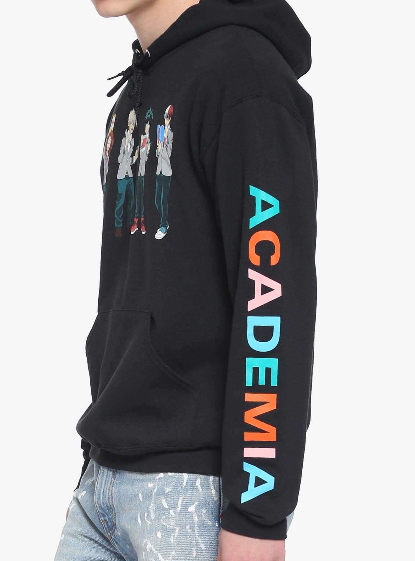 My Hero Academia Characters School Studies Hoodie, MULTI, alternate