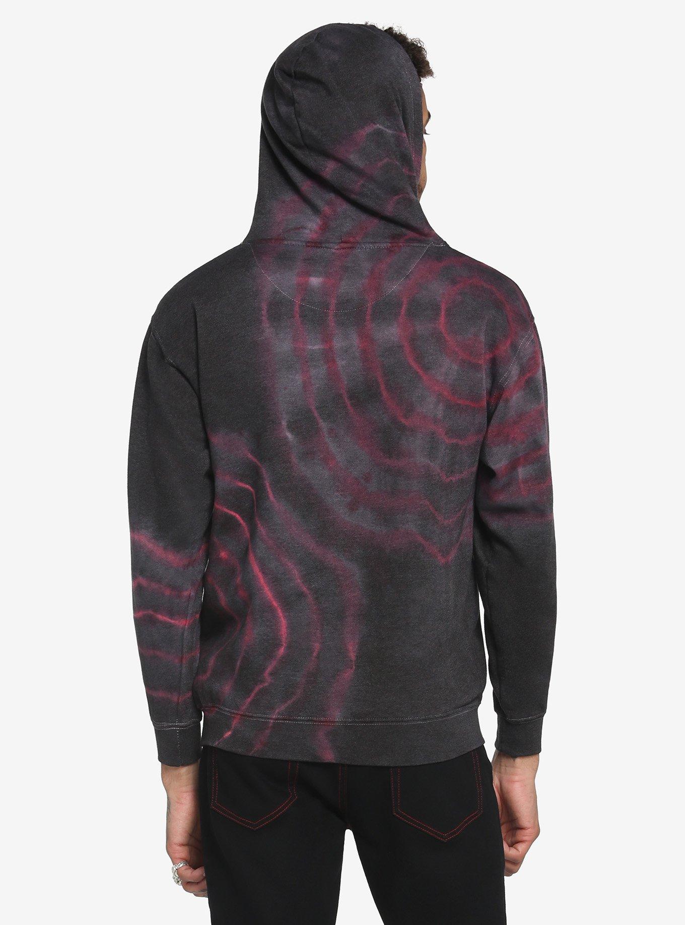 Stranger Things Logo Circle Dye Hoodie, MULTI, alternate