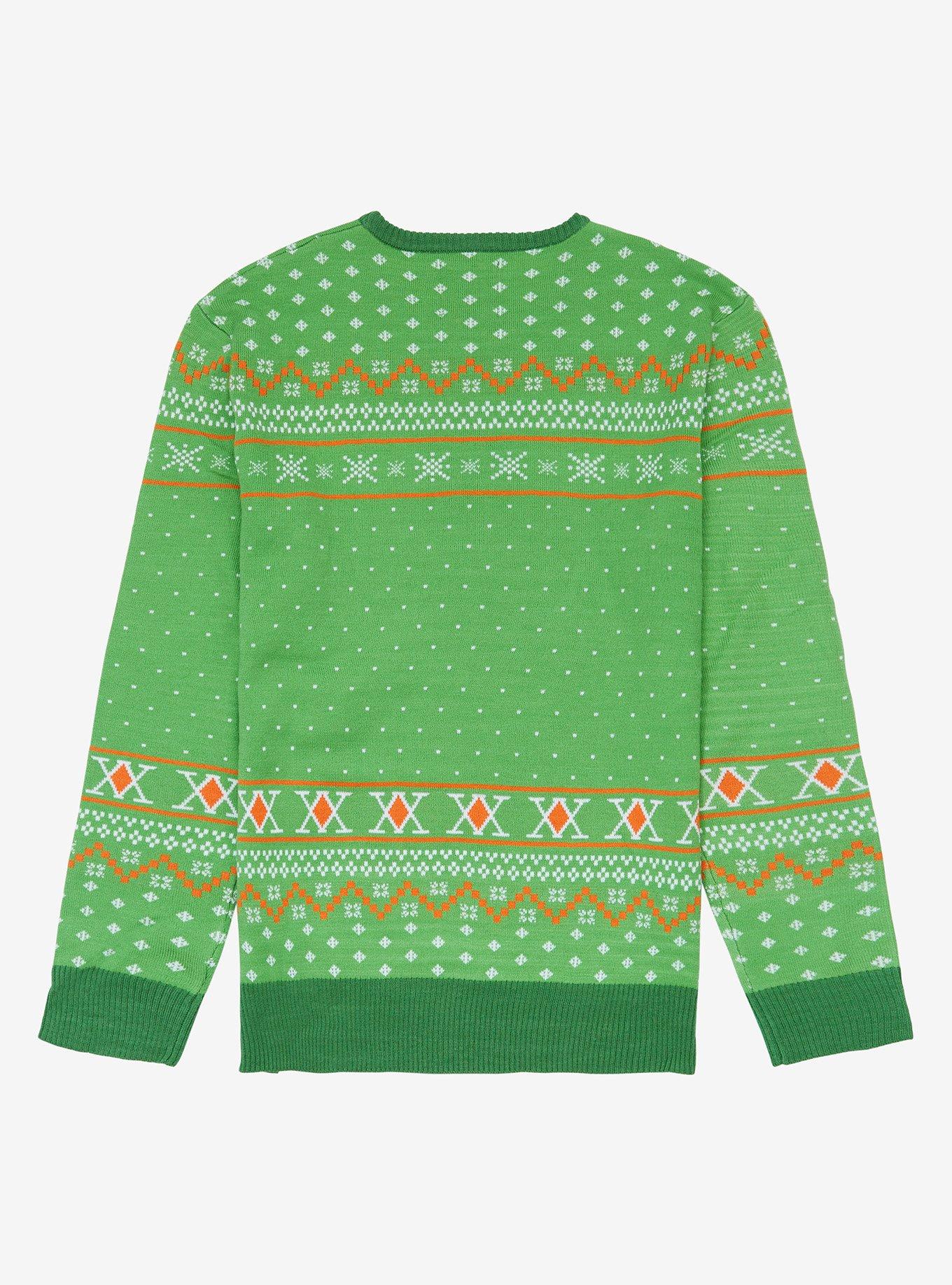 Hunter x Hunter Chibi Gon Holiday Sweater - BoxLunch Exclusive, MULTI, alternate