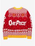 One Piece Straw Hat Pirates Jolly Roger Emblem Holiday Sweater - BoxLunch Exclusive, MULTI, alternate