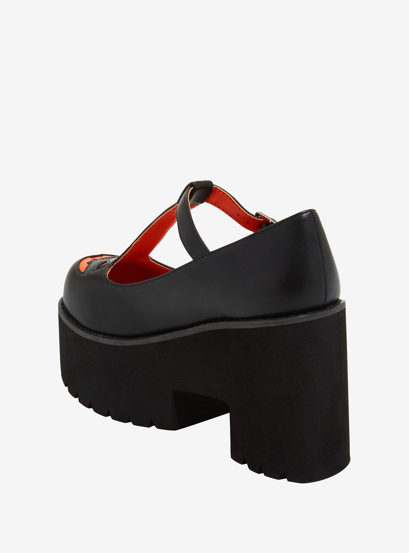 Pumpkin T-Strap Platform Mary Janes, MULTI, alternate