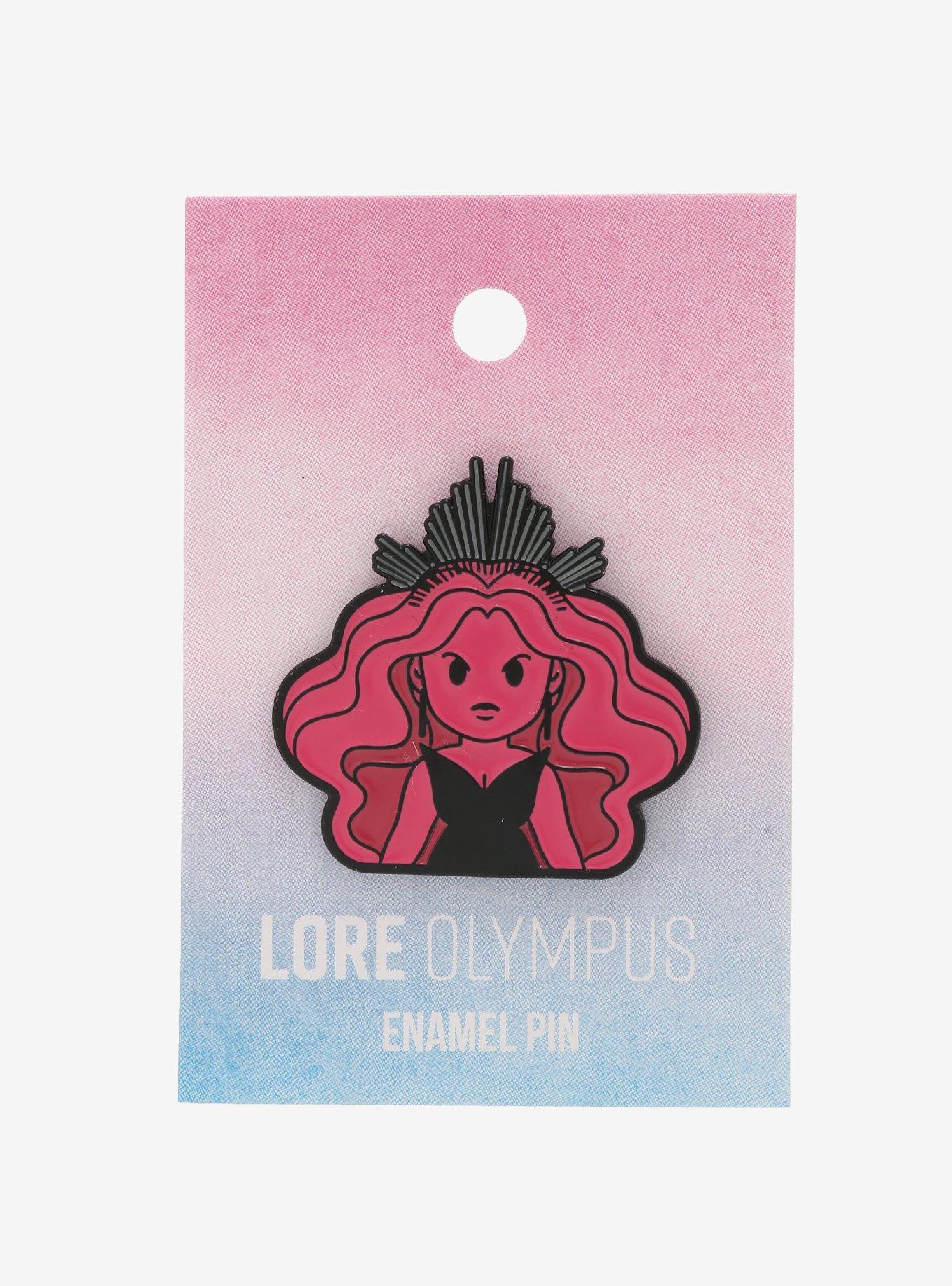 Lore Olympus Chibi Queen Enamel Pin, , alternate
