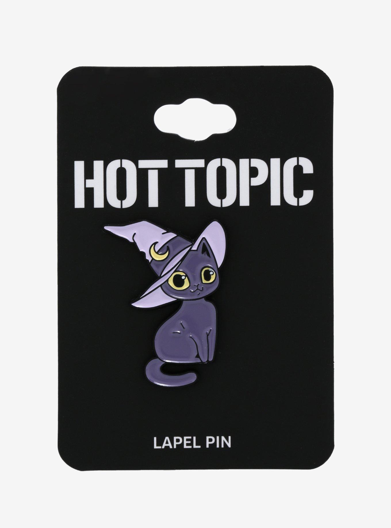 Witch Cat Enamel Pin, , alternate