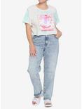 Sanrio Ice Cream Kawaii Tokyo Crop Girls Tie-Dye T-Shirt Plus Size, MULTI, alternate
