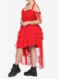 DC Comics The Suicide Squad Harley Quinn Red Dress Plus Size, RED, alternate