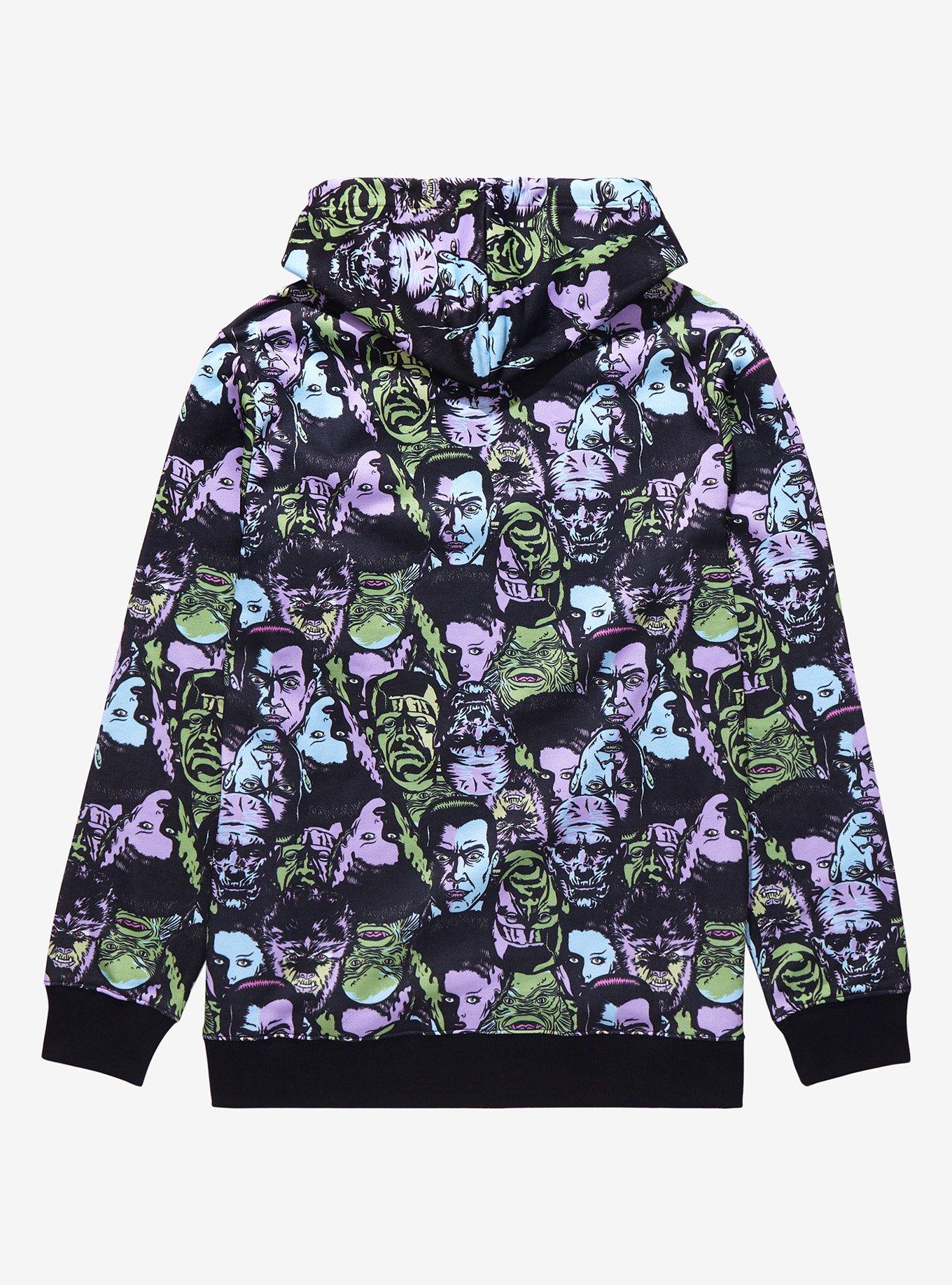 Universal Monsters Faces Hoodie, MULTI, alternate