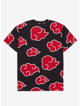 Naruto Shippuden Akatsuki Cloud Allover Print Women's T-Shirt - BoxLunch Exclusive, , hi-res