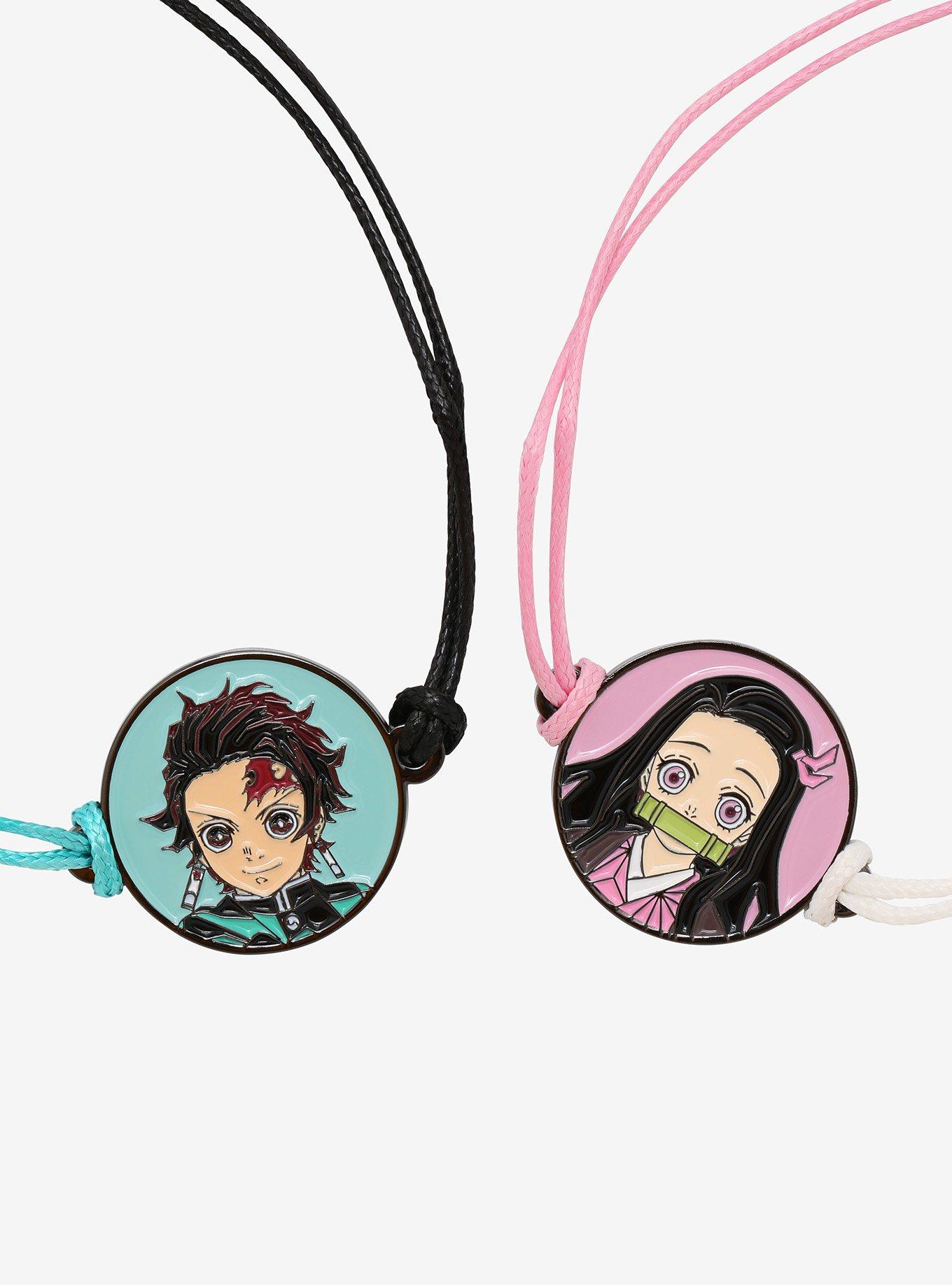 Demon Slayer: Kimetsu No Yaiba Nezuko & Tanjiro Best Friend Cord Bracelet Set, , alternate