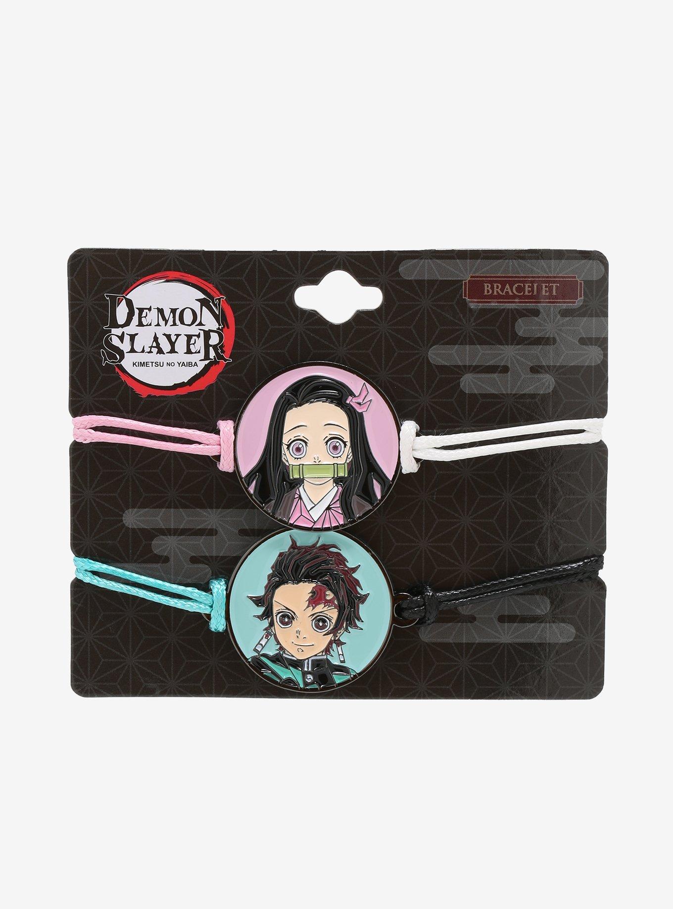 Demon Slayer: Kimetsu No Yaiba Nezuko & Tanjiro Best Friend Cord Bracelet Set, , alternate