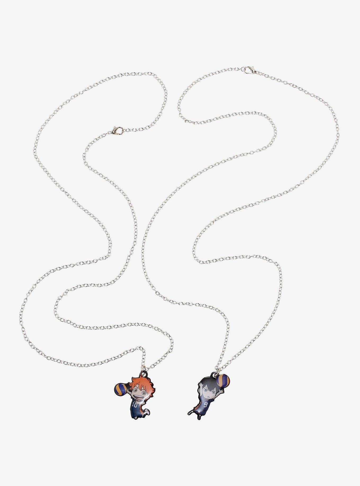 Haikyu!! Hinata & Kageyama Chibi Best Friend Necklace Set, , alternate