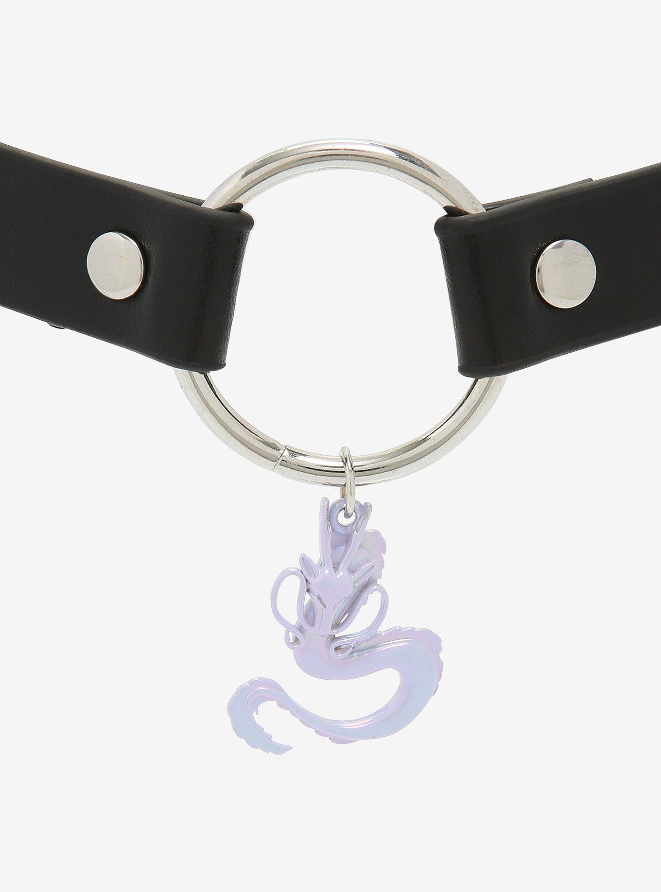 Studio Ghibli Spirited Away Haku Pendant O-Ring Choker, , alternate
