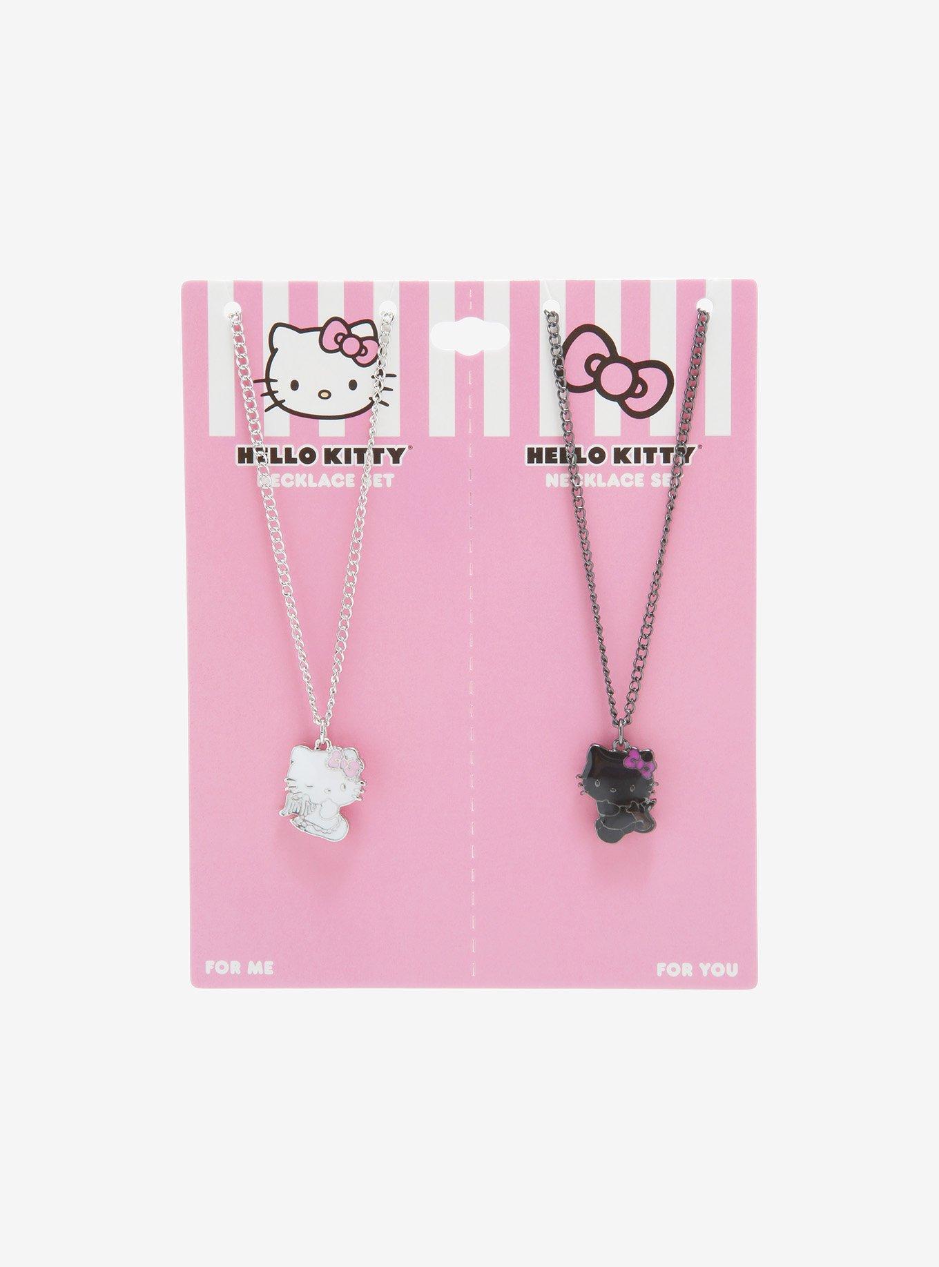 Hello Kitty Angel & Devil Best Friend Necklace Set