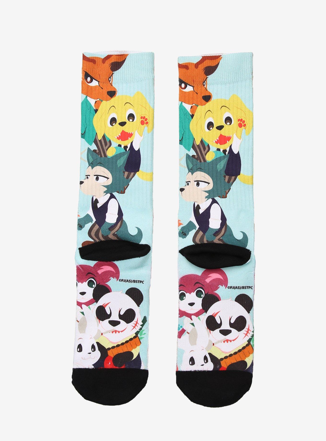 Beastars Group Chibi Crew Socks, , alternate