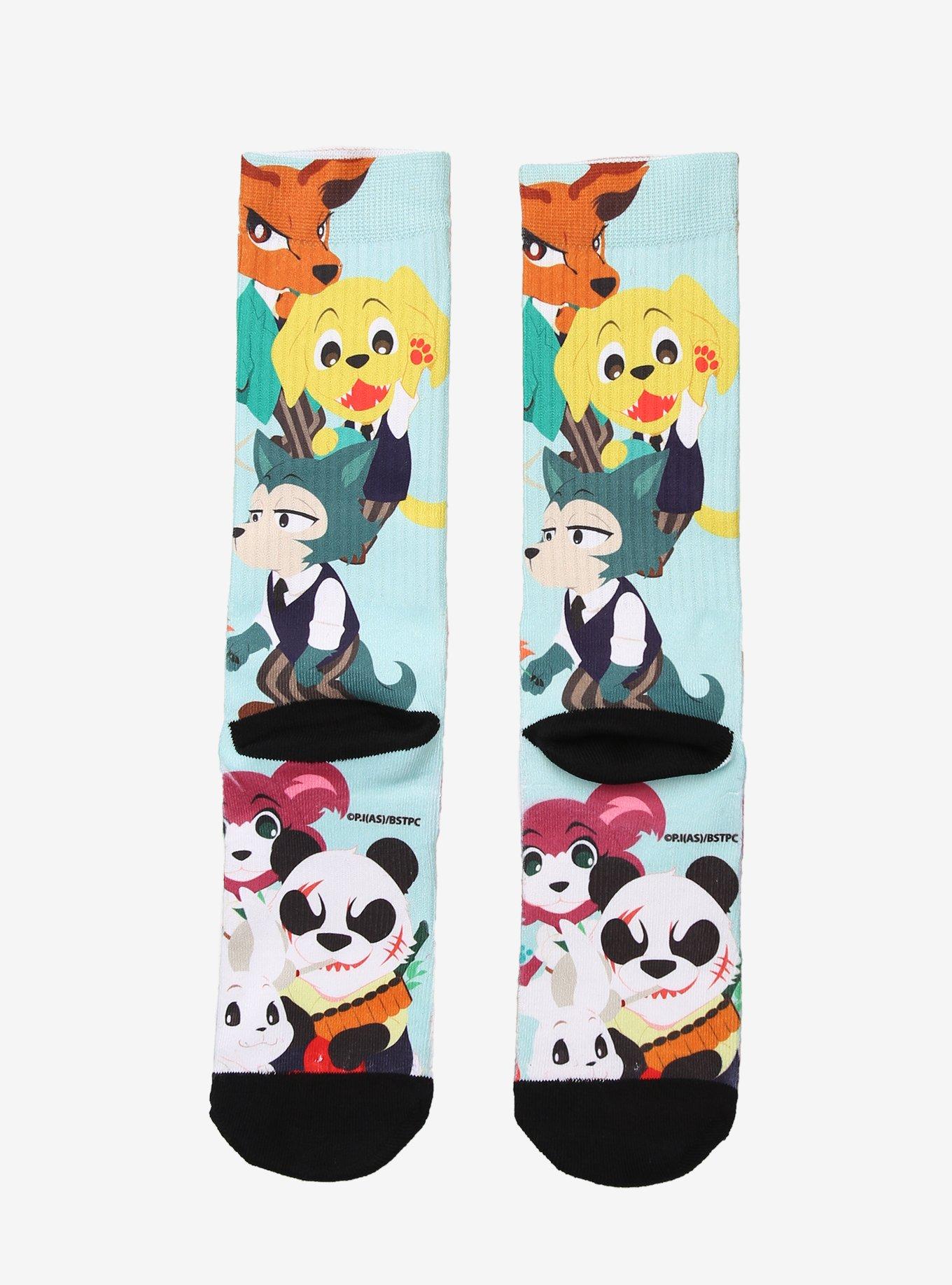 Beastars Group Chibi Crew Socks, , alternate