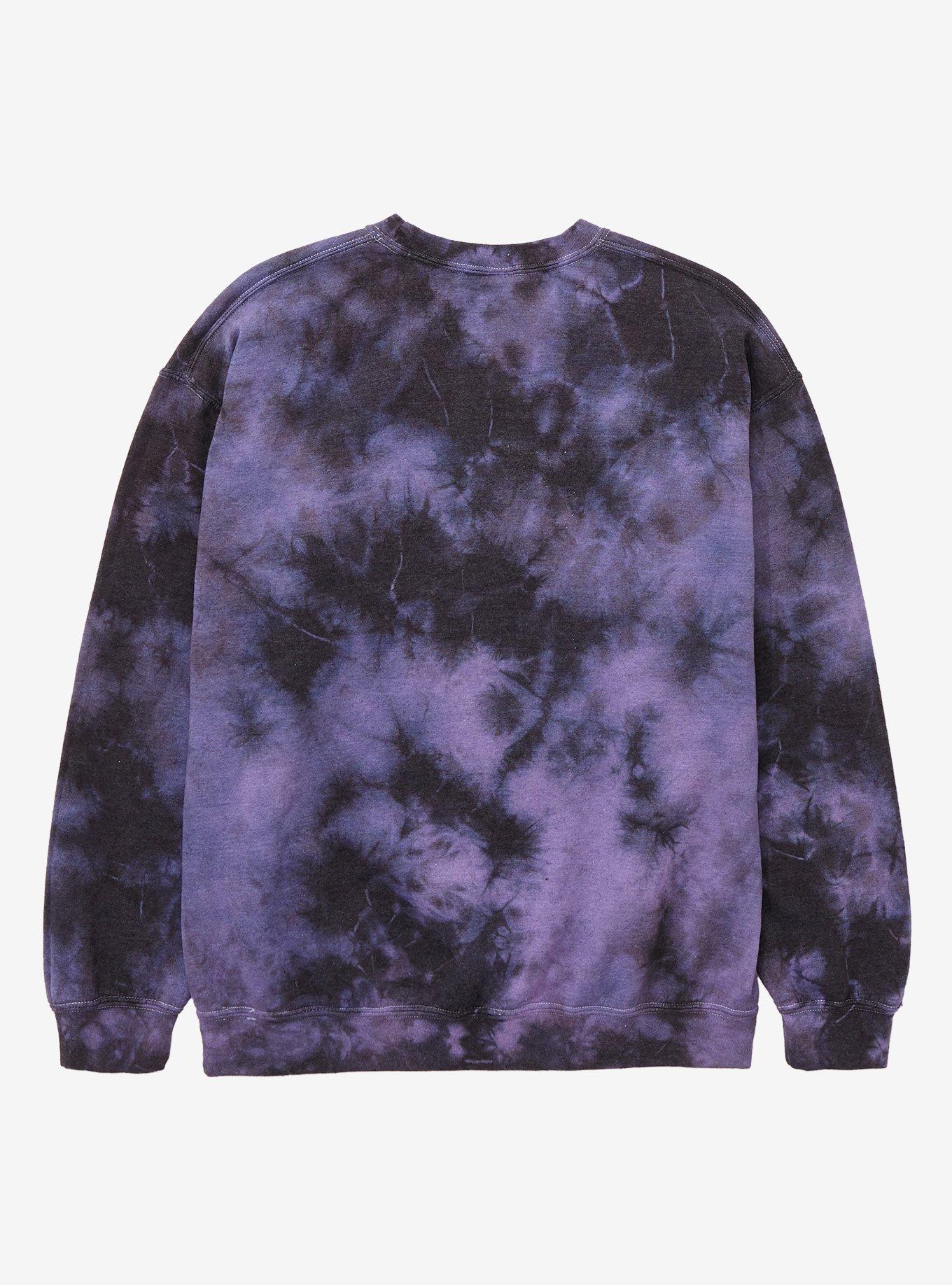 Scooby-Doo Spooky Ghost Crew Women&rsquo;s Tie-Dye Crewneck - BoxLunch Exclusive, TIE DYE, alternate