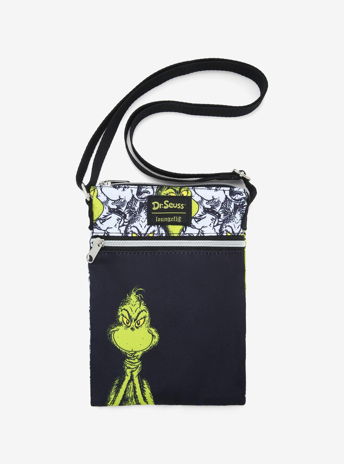 Loungefly How The Grinch Stole Christmas! Grinch & Max Passport Crossbody Bag, , alternate