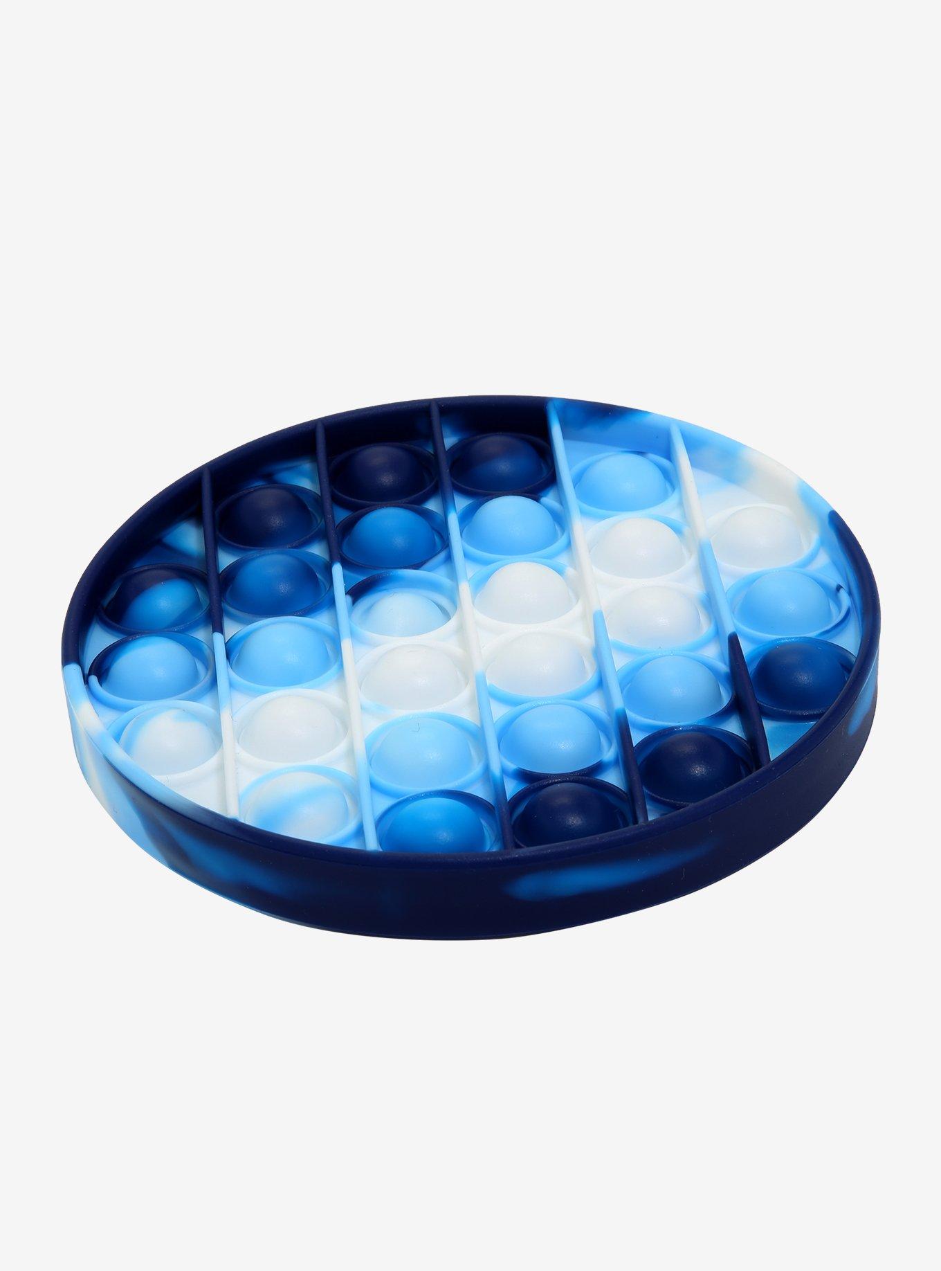Pop'd Blue Ombre Fidget Silicone Circle, , alternate