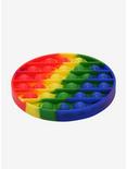 Pop'd Rainbow Fidget Silicone Circle, , alternate