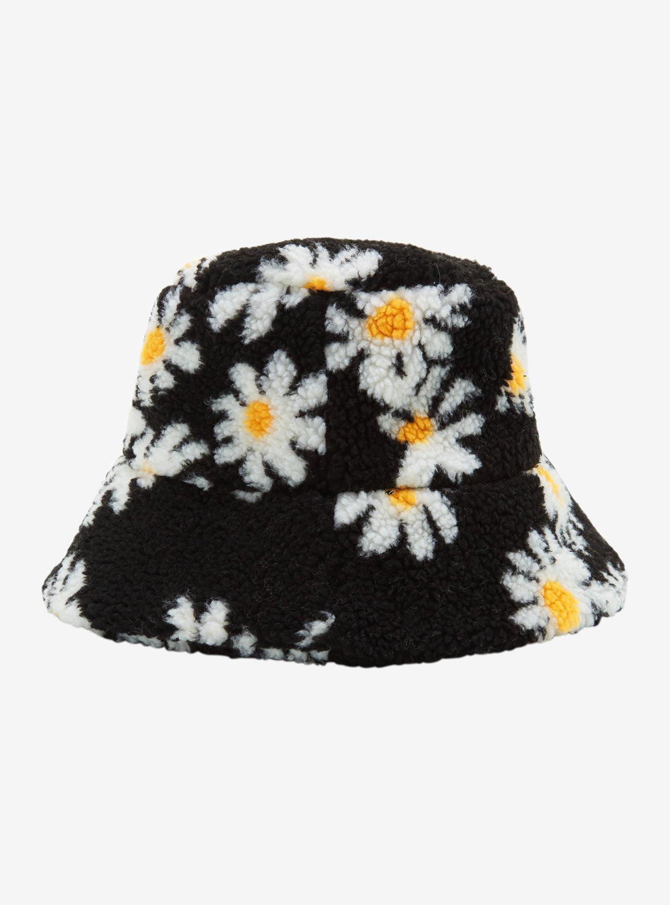 Daisy Fuzzy Bucket Hat, , alternate