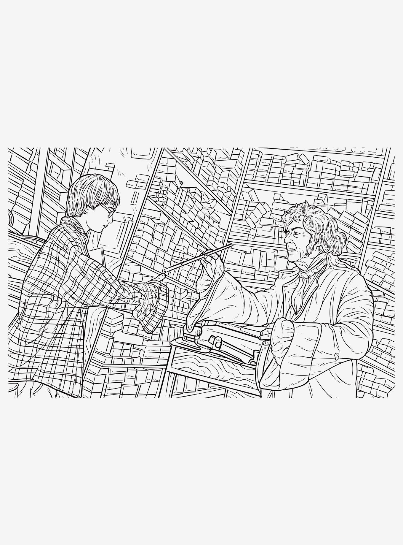 Harry Potter Ravenclaw Coloring Book, , alternate