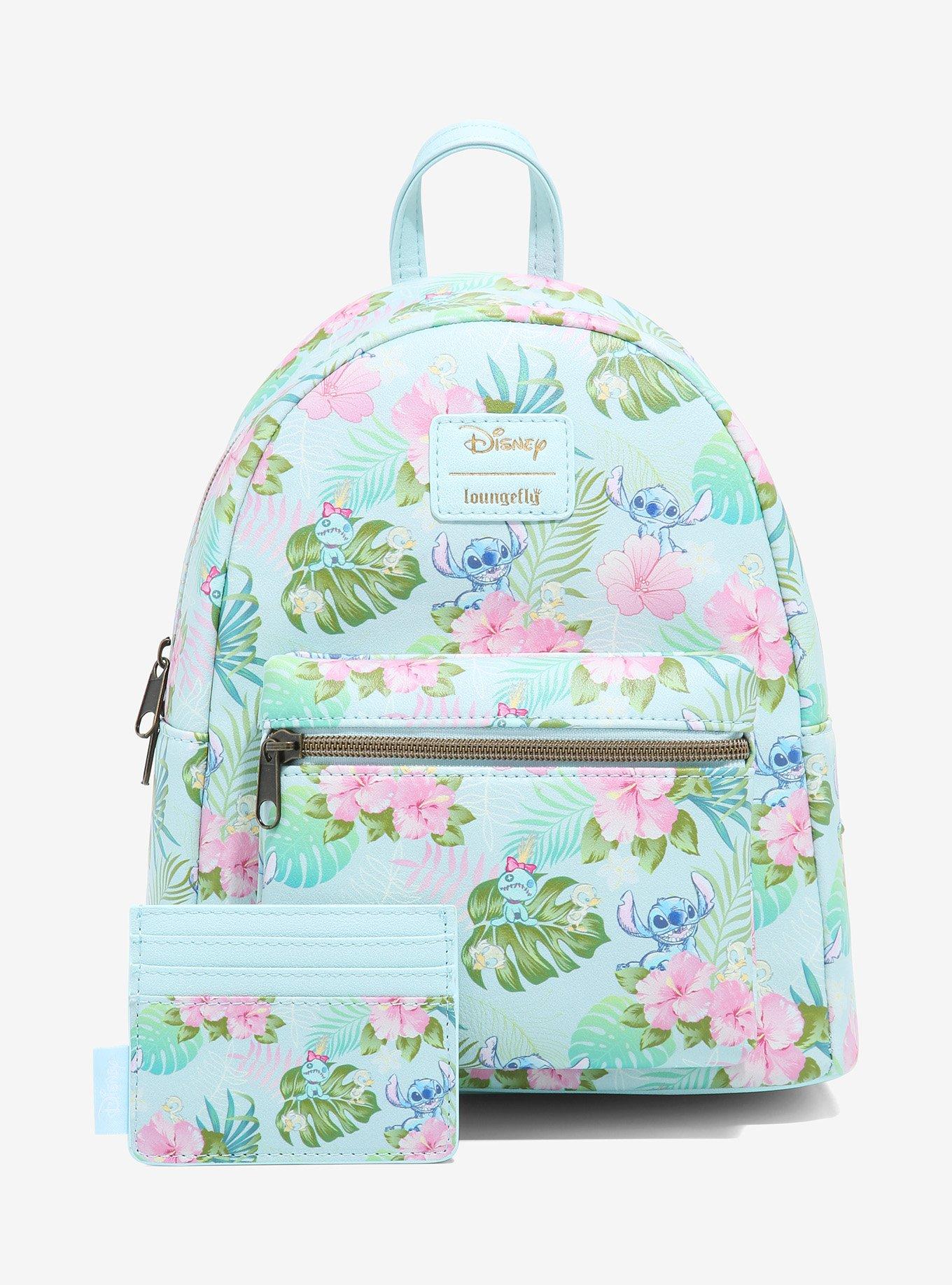 Loungefly Disney Lilo & Stitch Tropical Friends Mini Backpack, , alternate