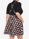 Halloween Michael Myers Pumpkin Suspender Skirt Plus Size, MULTI, alternate