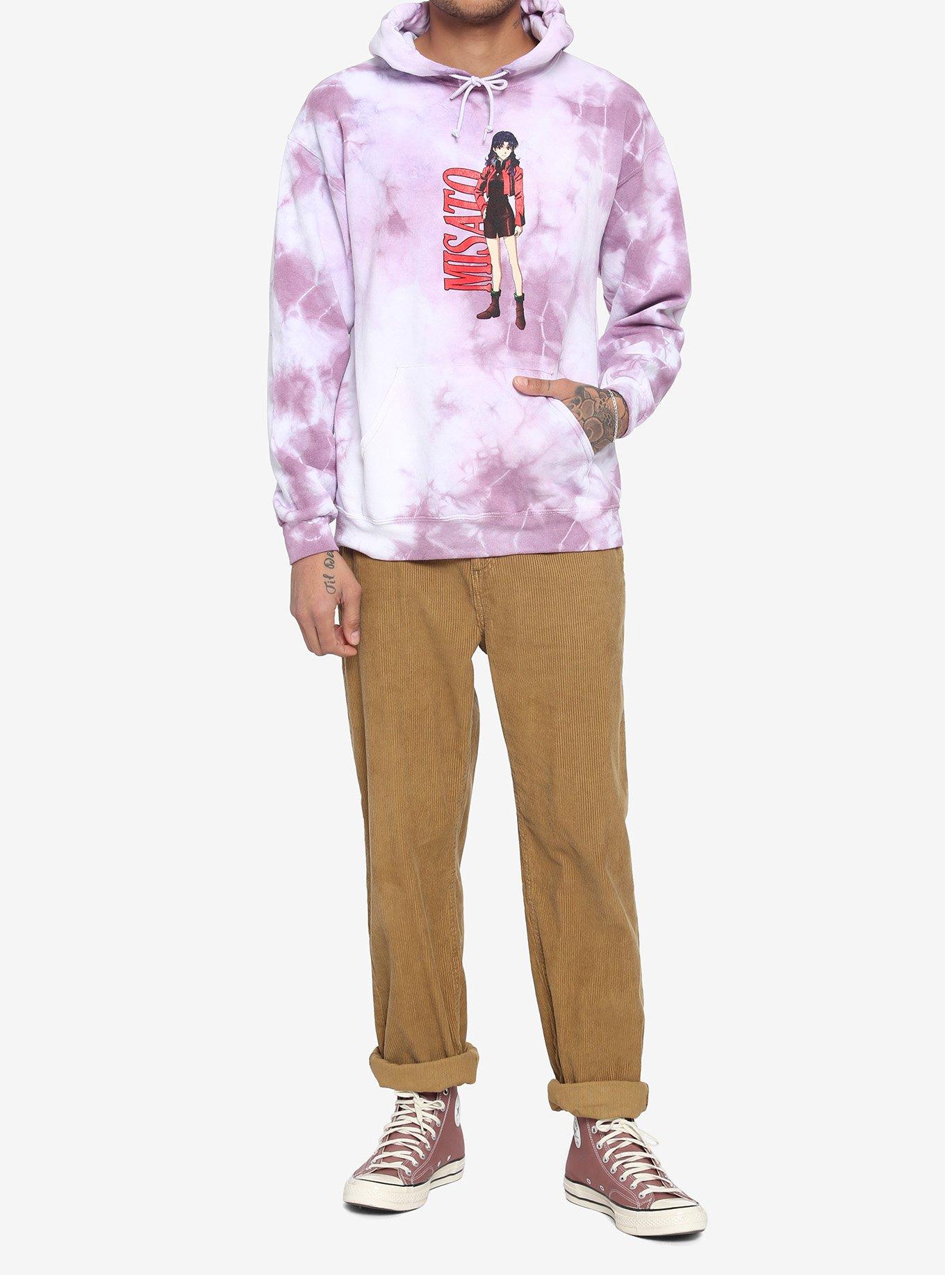 Neon Genesis Evangelion Acid Wash Hoodie, MULTI, alternate