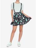 Beetlejuice Chibi Suspender Skirt, MULTI, alternate