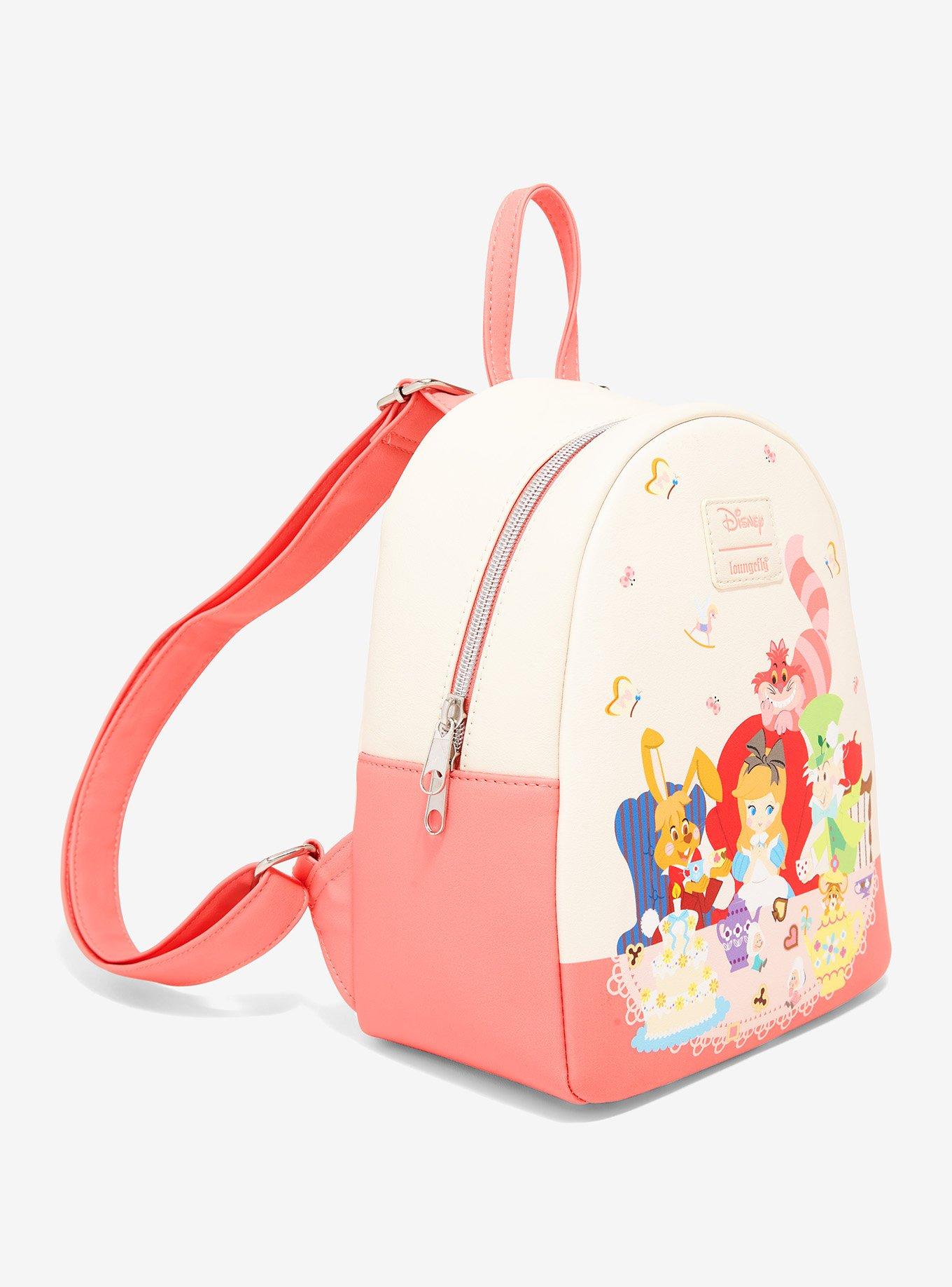 Loungefly Disney Alice In Wonderland Pink Tea Party Mini Backpack, , alternate