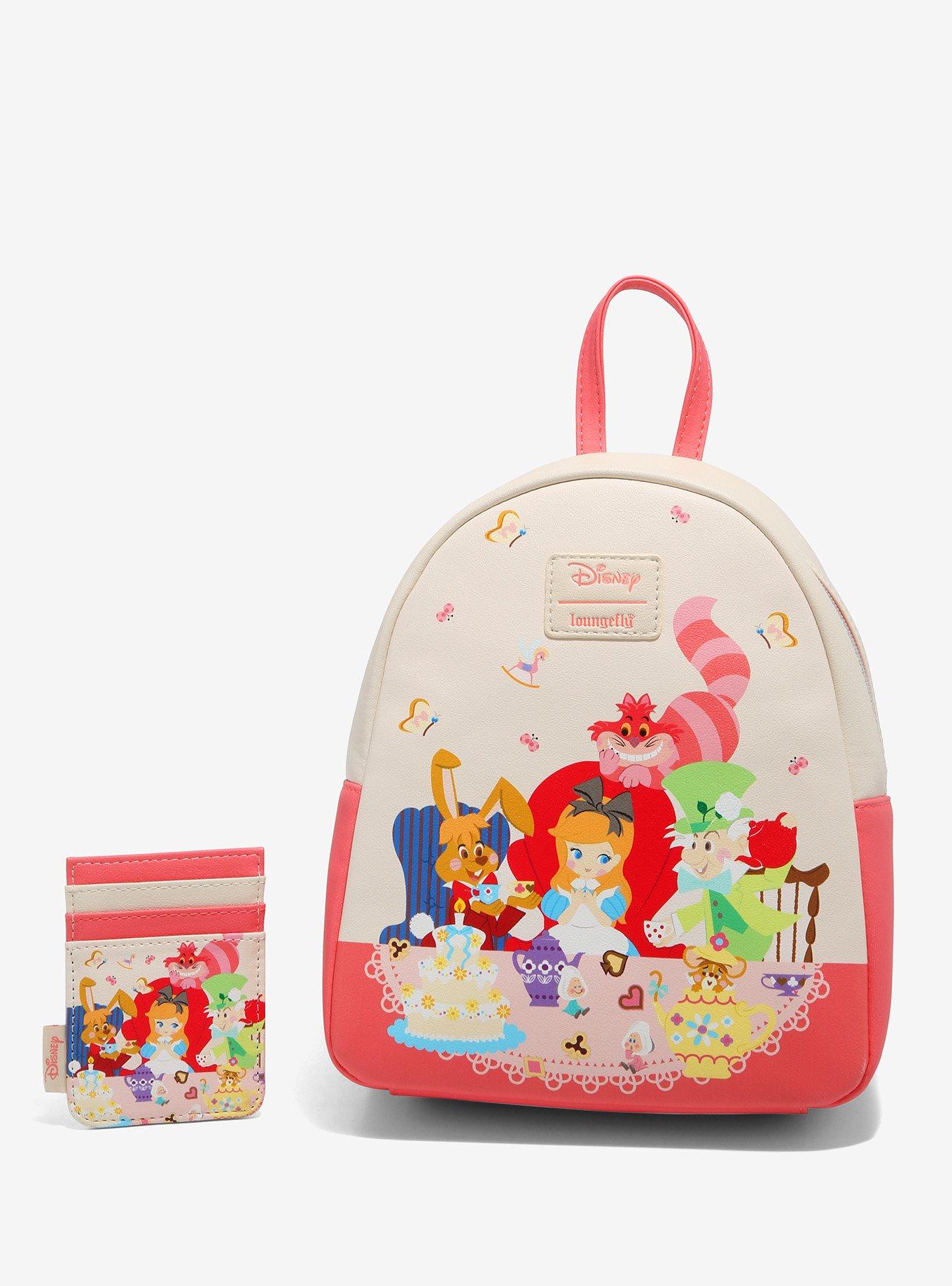 Loungefly Disney Alice In Wonderland Pink Tea Party Mini Backpack, , alternate