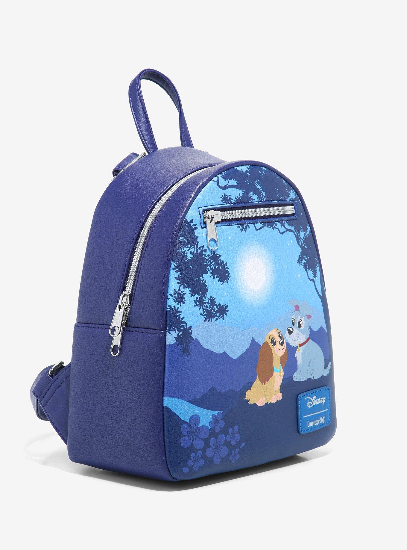 Loungefly Disney Lady And The Tramp Moonlight Stroll Mini Backpack, , alternate