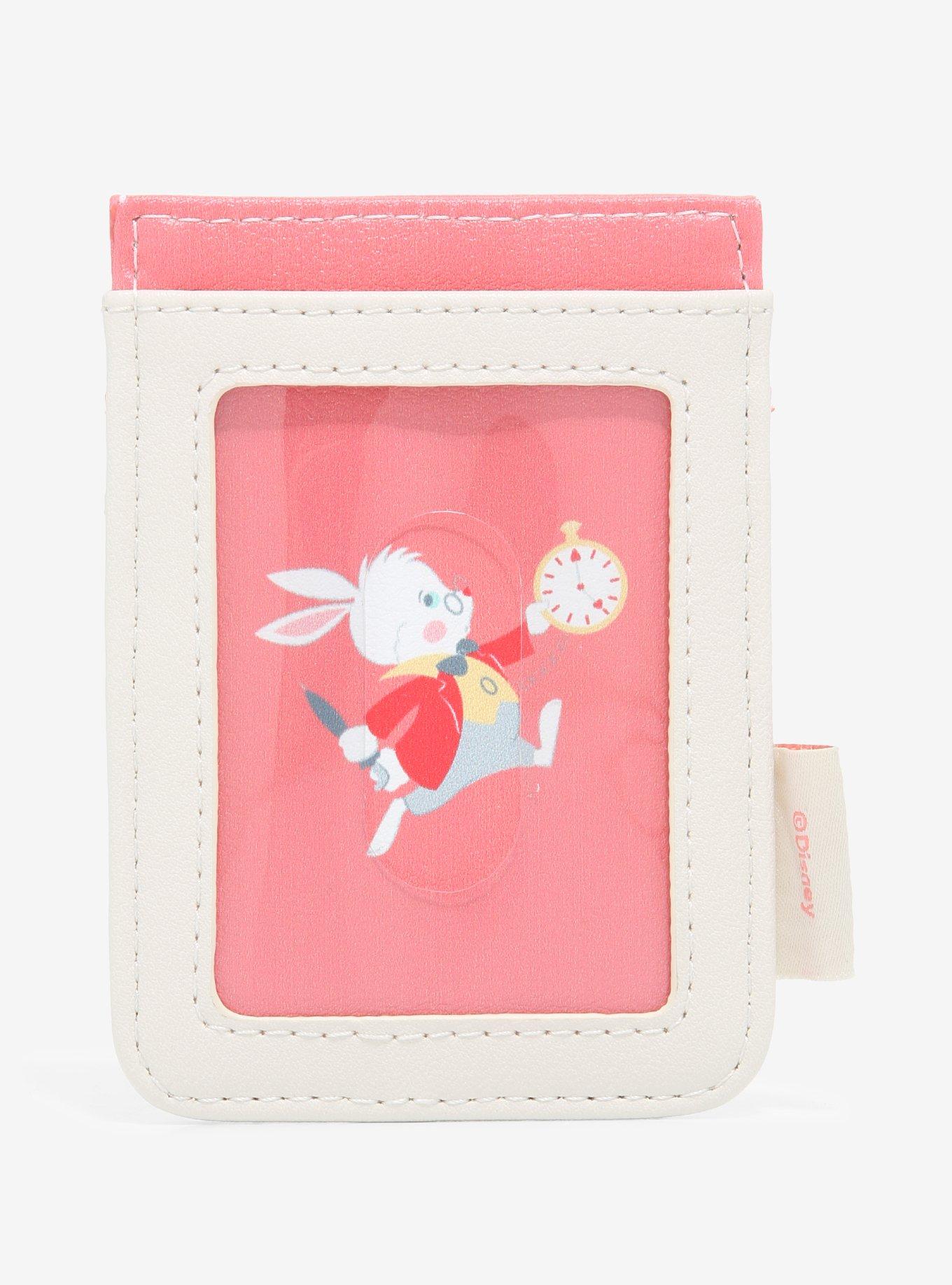 Loungefly Disney Alice In Wonderland Pink Tea Party Cardholder, , alternate