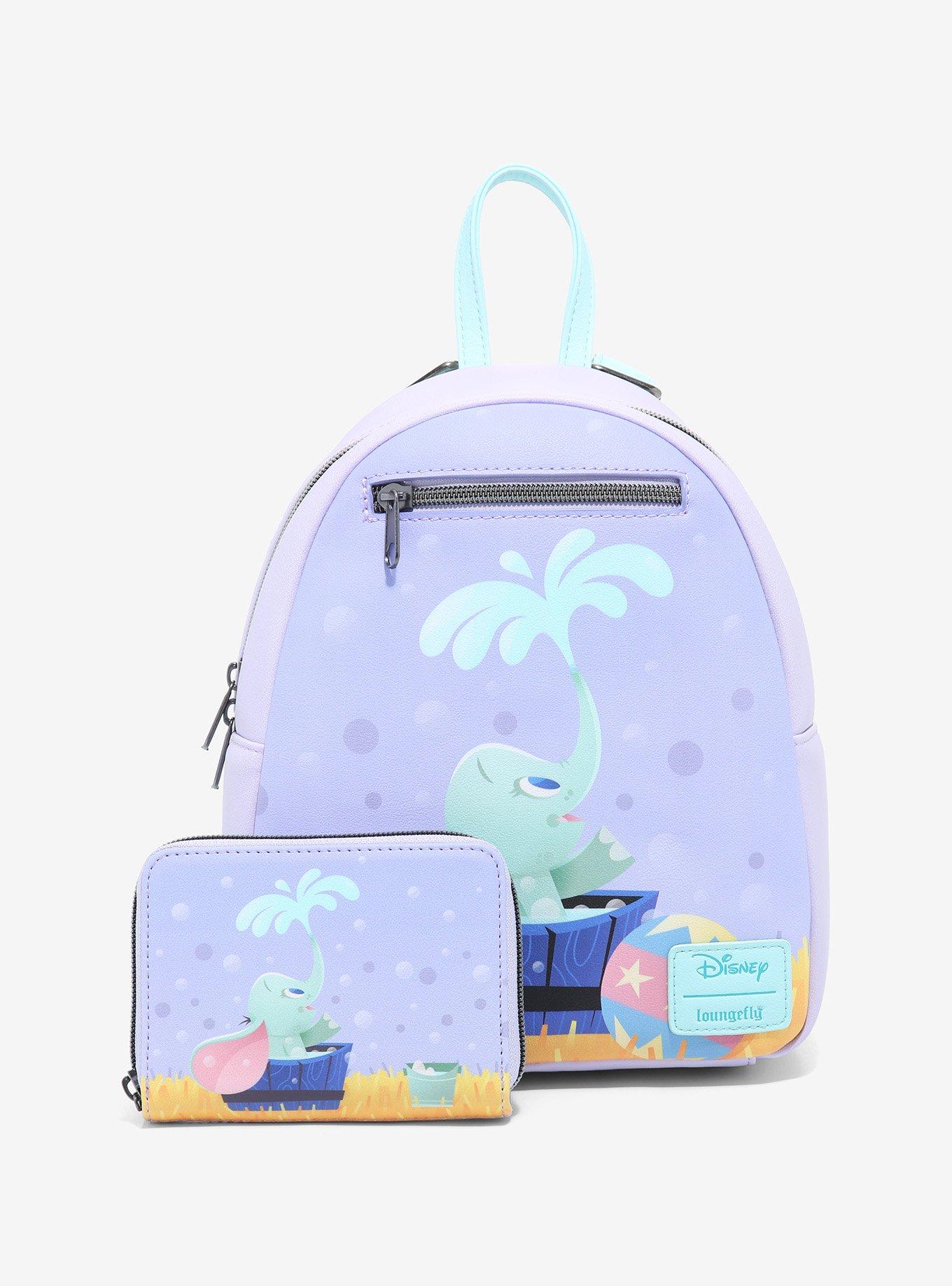 Loungefly Dumbo Bath Time Mini Zipper Wallet, , alternate