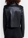 Azalea Wang No Shade Faux Leather Jacket, BLACK, alternate