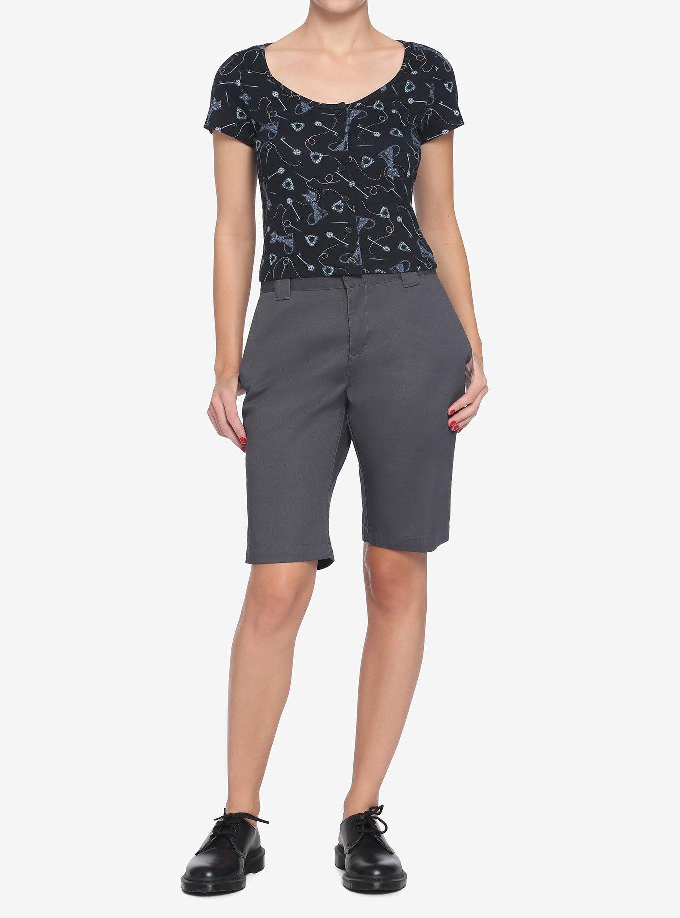 Coraline Button Front Keys & Thread Top, MULTI, alternate
